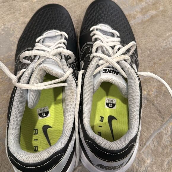 NIKE AIR MAX Courtballistec 4. 1 Rare black and white size 12 in EUC - Picture 6 of 8